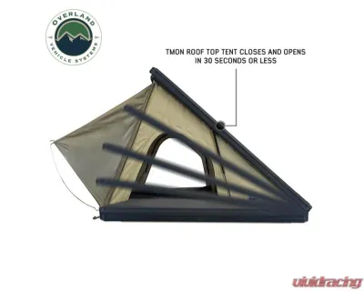 Overland Vehicle System LD TMON Clamshell Aluminum Hard Shell Roof Top Tent - 18119935 - 18119935
