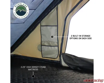 Overland Vehicle System LD TMON Clamshell Aluminum Hard Shell Roof Top Tent - 18119935 - 18119935