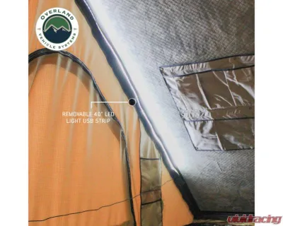 Overland Vehicle System LD TMON Clamshell Aluminum Hard Shell Roof Top Tent - 18119935 - 18119935