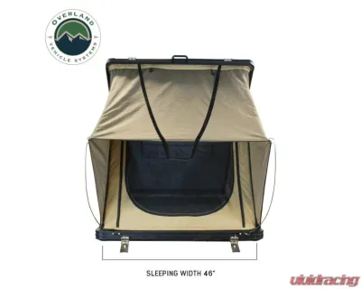 Overland Vehicle System LD TMON Clamshell Aluminum Hard Shell Roof Top Tent - 18119935 - 18119935