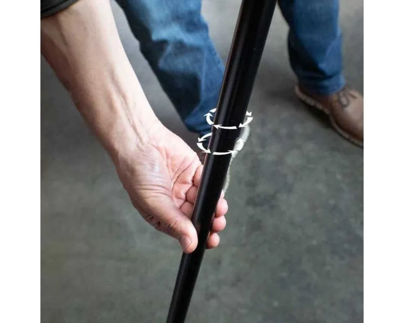 Overland Vehicle Systems Nomadic Awning 180/270/270LT Pole With Rubber Feet & Knuckle Mount - 18179909-W06