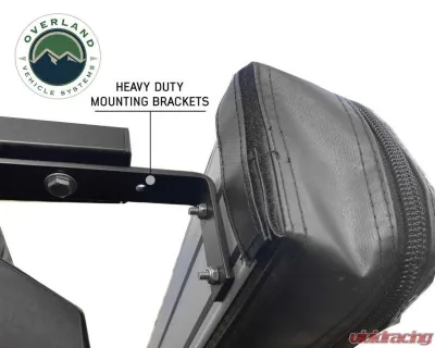 Overland Vehicle Systems Nomadic Quick Deploying Shower Mounting Brackets Single - 18199909-W03