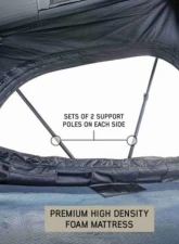 Overland Vehicle Systems 3 Person XD Sherpa Soft Shell Roof Top Tent                                     - 18209903 - Image 2