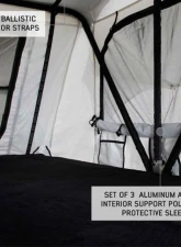 Overland Vehicle Systems White Nomadic 3 Extended Roof Top Tent                                     - 18339926 - Image 11