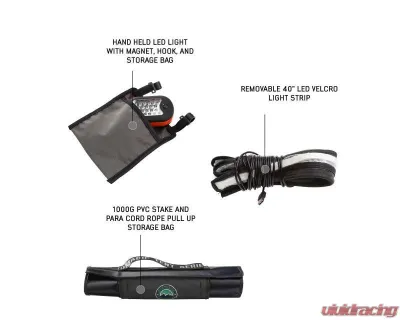 Overland Vehicle Systems White Nomadic 3 Extended Roof Top Tent - 18339926