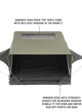 Overland Vehicle Systems Nomadic 2 Standard Roof Top Tent                                     - 18429936 - Image 3