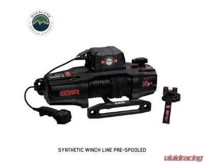 Overland Vehicle Systems SCAR 10S - 10K Lbs Winch w/ Synthetic Rope - 19099901