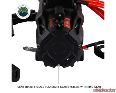Overland Vehicle Systems SCAR 12 - 12K Lbs Winch w/ Wireless Remote - 19119901