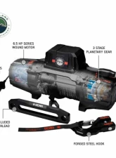 Overland Vehicle Systems SCAR 12S  - 12K Lbs Winch w/ Synthetic Rope                                     - 19129901 - Image 2