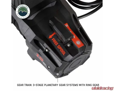 Overland Vehicle Systems SCAR 12S  - 12K Lbs Winch w/ Synthetic Rope - 19129901
