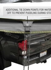 Overland Vehicle System Nomadic Awning 270 Dark Gray Cover w/ Black Transit Cover Passenger Side & Brackets                                     - 19529907 - Image 7