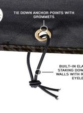 Overland Vehicle Systems XD Nomadic 270 Degree Awning Walls Passenger Side Awning Wall 1                                     - 19690004 - Image 8