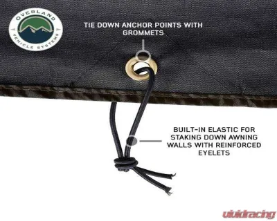 Overland Vehicle Systems XD Nomadic 270 Degree Awning Walls Passenger Side Awning Wall 1 - 19690004