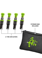 Overland Vehicle System 4 Piece PSI 10-30lbs Adjustable Tire Deflator Kit & Storage Bag                                     - 97-9903 - Image 2