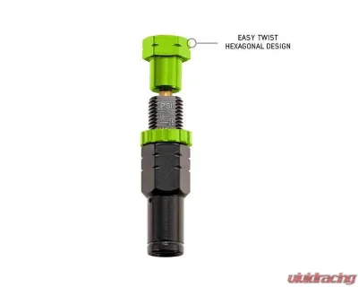 Overland Vehicle System 4 Piece PSI 10-30lbs Adjustable Tire Deflator Kit & Storage Bag - 97-9903