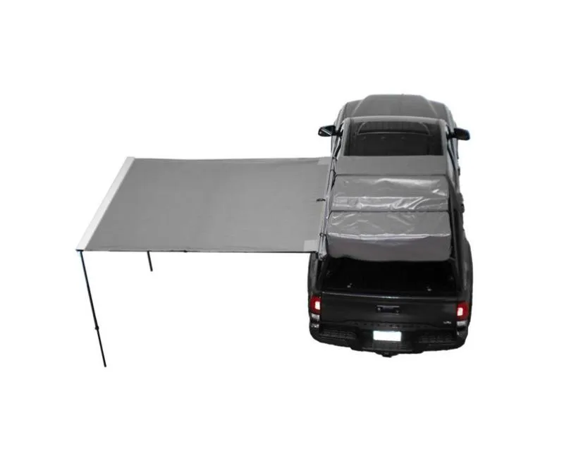 Overland Vehicle System Grey Body | Green Trim | Black Travel Cover 2.0 - 6.5' HD Nomadic Awning - 18049909