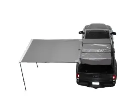 Overland Vehicle System Grey Body Green Trim Black Travel Cover 2.0 - 6.5' HD Awning