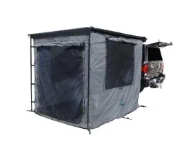 Overland Vehicle System Grey Body | Green Trim 4 Walls & Floor HD Nomadic 2.0 Awning Room Enclosure