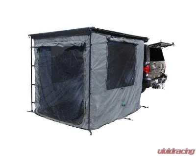 Overland Vehicle System Grey Body | Green Trim 4 Walls & Floor HD Nomadic 2.5 Awning Room Enclosure - 18089921