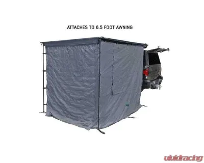 Overland Vehicle System Grey Body | Green Trim 4 Walls & Floor HD Nomadic 2.5 Awning Room Enclosure - 18089921