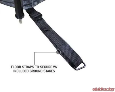Overland Vehicle System Grey Body | Green Trim 4 Walls & Floor HD Nomadic 2.5 Awning Room Enclosure - 18089921