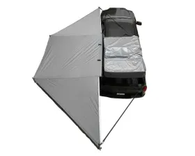 Overland Vehicle System Dark Grey Black Travel Cover Universal HD Nomadic 180 Awning