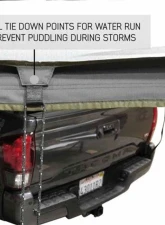 Overland Vehicle System Dark Grey Black Travel Cover Universal HD Nomadic 180 Awning                                     - 19609907 - Image 3