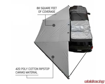 Overland Vehicle System Dark Grey Black Travel Cover Universal HD Nomadic 180 Awning - 19609907