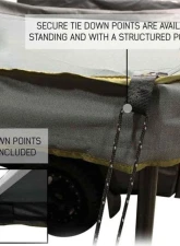 Overland Vehicle System Dark Grey Black Travel Cover Universal HD Nomadic 180 Awning                                     - 19609907 - Image 9