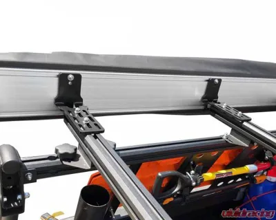 Overland Vehicle System Dark Grey Black Travel Cover Universal HD Nomadic 180 Awning - 19609907