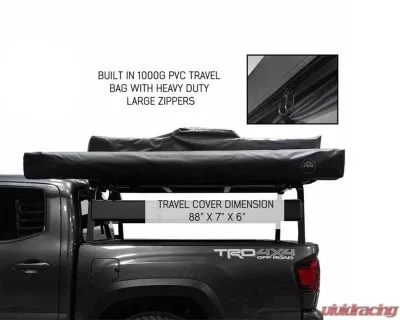 Overland Vehicle System Dark Grey Black Travel Cover Universal HD Nomadic 180 Awning - 19609907