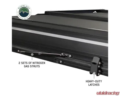 Overland Vehicle System Grey Body & Black Rainfly XD Everest Cantilever Aluminum Roof Top Tent - 18489902