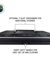 Overland Vehicle System Grey Body & Black Rainfly XD Everest Cantilever Aluminum Roof Top Tent                                     - 18489902 - Image 12