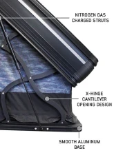 Overland Vehicle System Grey Body & Black Rainfly XD Everest Cantilever Aluminum Roof Top Tent                                     - 18489902 - Image 9