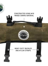 Overland Vehicle System Small Wrench Tool Roll #16 Waxed Canvas 12 Slot Storage Bag                                     - 21209941 - Image 3