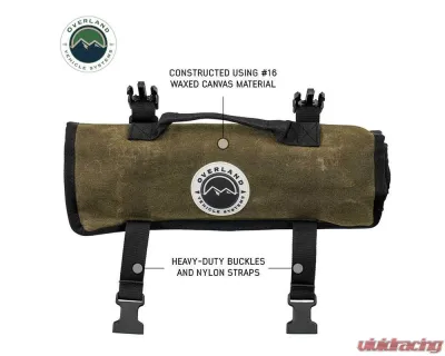 Overland Vehicle System Small Wrench Tool Roll #16 Waxed Canvas 12 Slot Storage Bag - 21209941