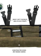 Overland Vehicle System Small Wrench Tool Roll #16 Waxed Canvas 12 Slot Storage Bag                                     - 21209941 - Image 5