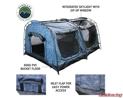 Overland Vehicle Systems XD Khumbu 2 Swag Ground Tent w/ Grey Body & Black Rainfly - 18252530