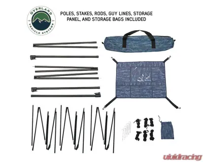 Overland Vehicle Systems XD Khumbu 2 Swag Ground Tent w/ Grey Body & Black Rainfly - 18252530
