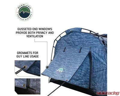 Overland Vehicle Systems XD Khumbu 2 Swag Ground Tent w/ Grey Body & Black Rainfly - 18252530