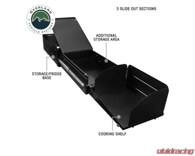 Overland Vehicle Systems Cargo Box Kitchen w/ Slide Out Storage Box & Cooking Area - 21010507