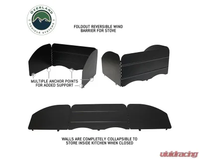 Overland Vehicle Systems Cargo Box Kitchen w/ Slide Out Storage Box & Cooking Area - 21010507
