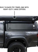 Overland Vehicle System  XD Nomadic 270 Awning with Lights & Black Out Passenger Side Grey Hex No Brackets No Hardware                                     - 18179929 - Image 11