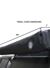 Overland Vehicle System  XD Nomadic 270 Awning with Lights & Black Out Passenger Side Grey Hex No Brackets No Hardware                                     - 18179929 - Image 14