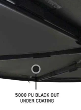 Overland Vehicle System  XD Nomadic 270 Awning with Lights & Black Out Passenger Side Grey Hex No Brackets No Hardware                                     - 18179929 - Image 3