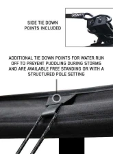 Overland Vehicle System  XD Nomadic 270 Awning with Lights & Black Out Passenger Side Grey Hex No Brackets No Hardware                                     - 18179929 - Image 5