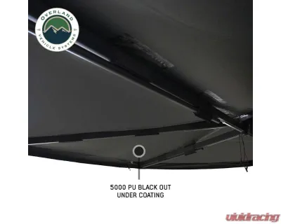 Overland Vehicle System XD Nomadic 270 Awning W/Lights & Black Out Passenger Side - No Brackets - 18179919