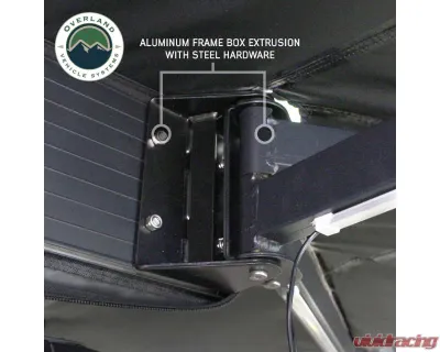 Overland Vehicle System XD Nomadic 270 Awning W/Lights & Black Out Passenger Side - No Brackets - 18179919