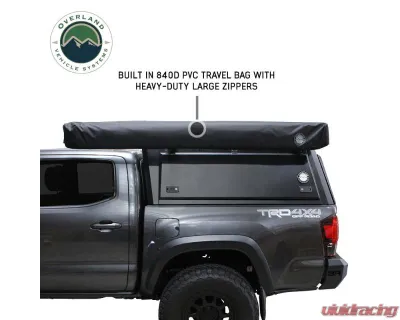 Overland Vehicle System XD Nomadic 270 Awning W/Lights & Black Out Passenger Side - No Brackets - 18179919