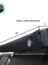 Overland Vehicle System XD Nomadic 270 Awning W/Lights & Black Out Passenger Side - No Brackets                                     - 18179919 - Image 12